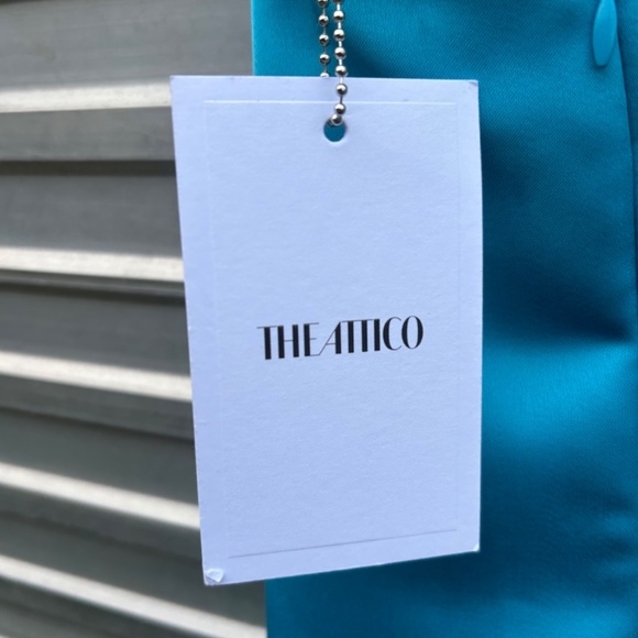 The Attico Satin mini dress - Picture 3 of 5